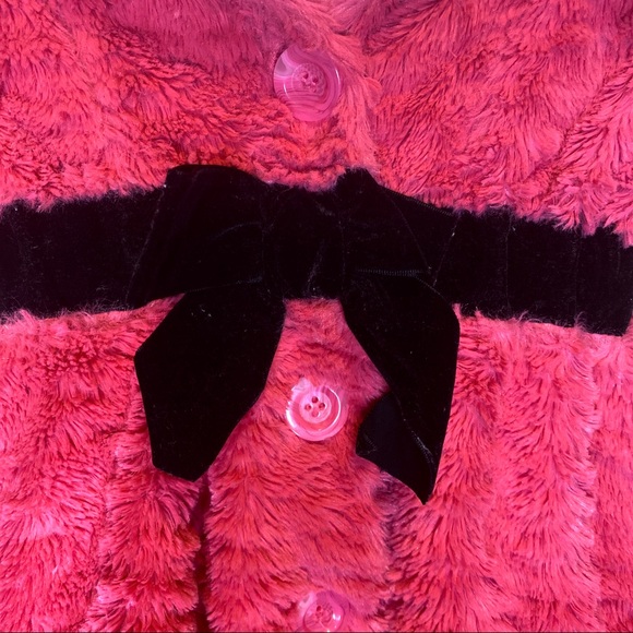 American Widgeon Pink Faux Fur Coat - Picture 5 of 6